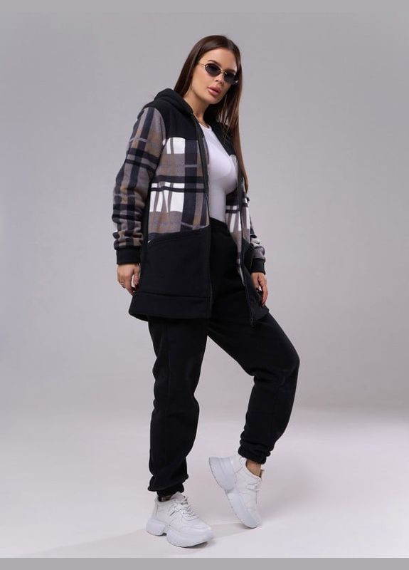 Спортивний костюм SA-574 чорний ISSA PLUS (317396402)