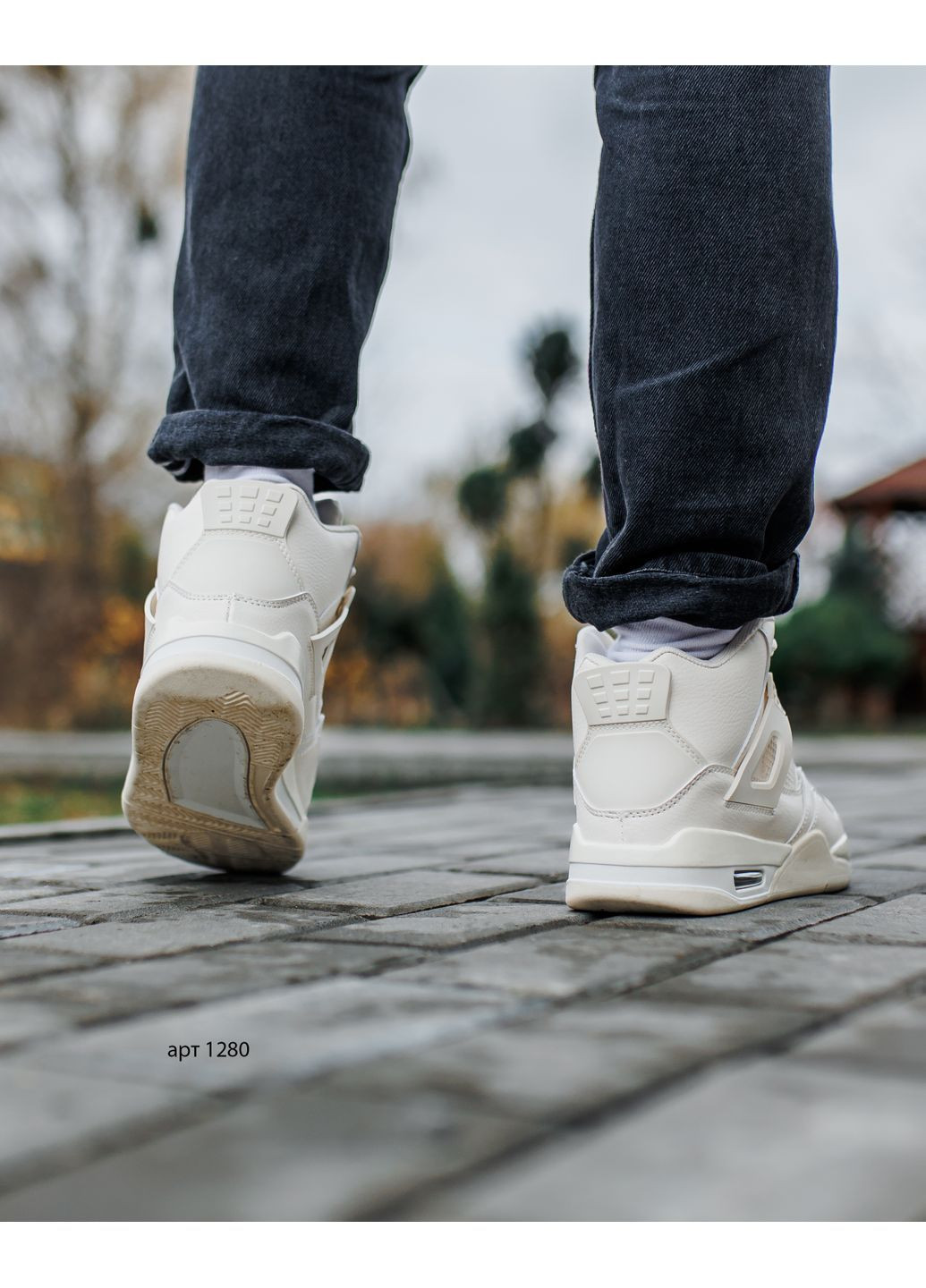 Молочні Зимовий кросівки 4 hight winter milk No Brand Jordan