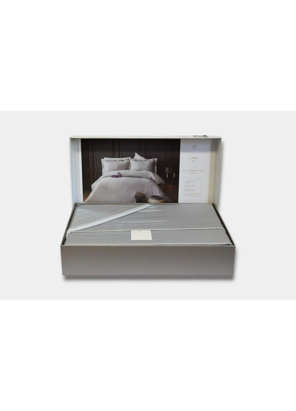 Постельное белье Exclusive Satin 200 х 220 см Lara Gri Pupilla (365814734)
