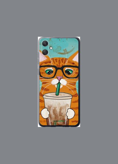 Чехол на Samsung Galaxy A05 Зеленоглазый кот в очках "4054u-3355-2448" Endorphone (362606374)