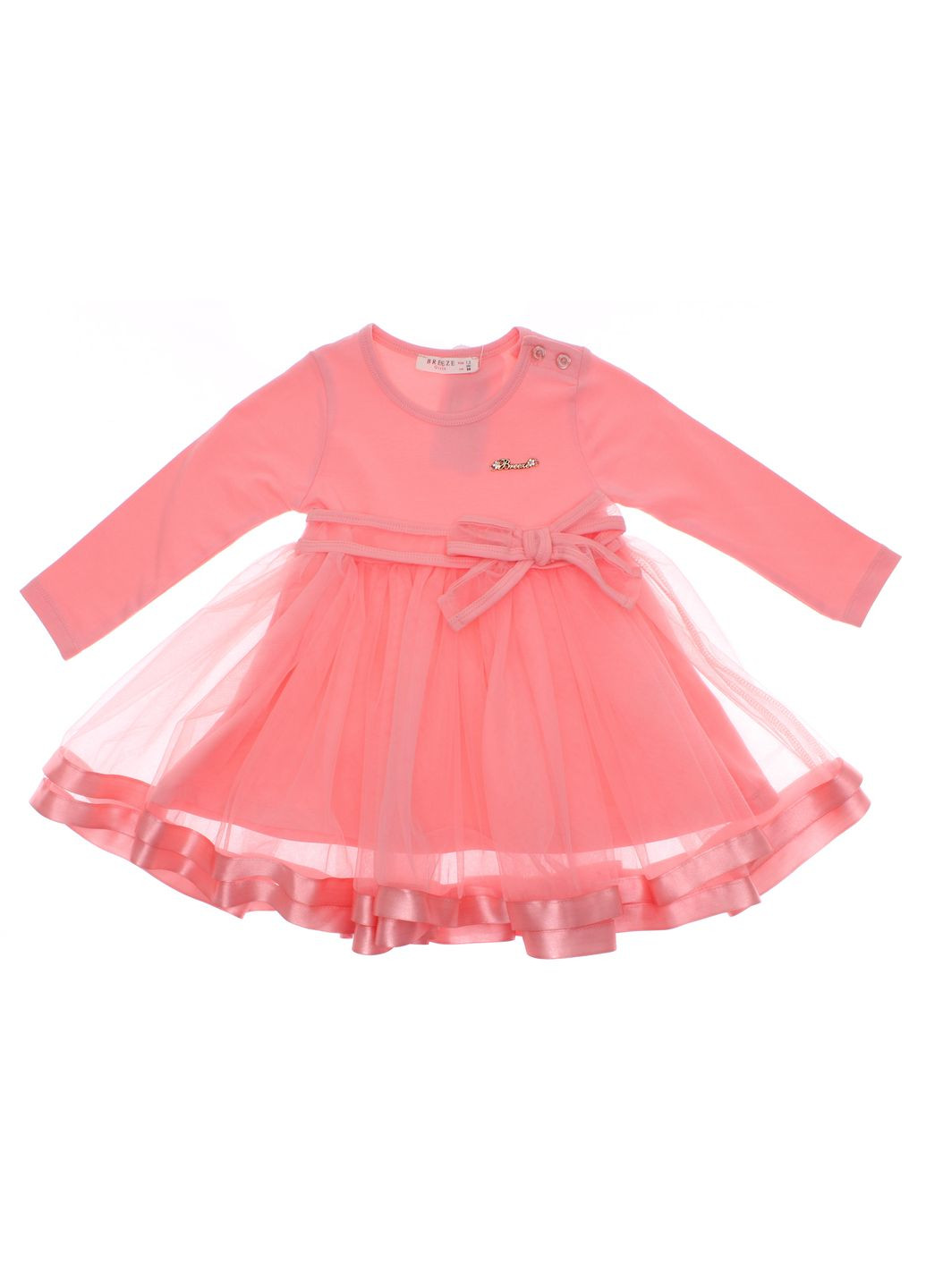 Персикова плаття святкове 12302 персиковий Breeze (306715022)