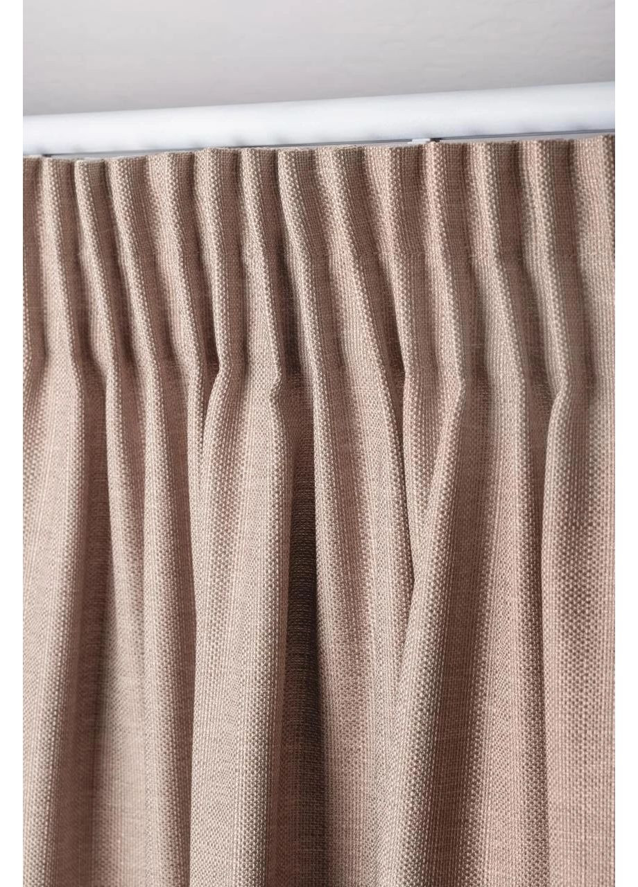 Штори з льняною структурою Elegant 2шт 3,5м х від 2,5м до 3м HYGG (370367406)