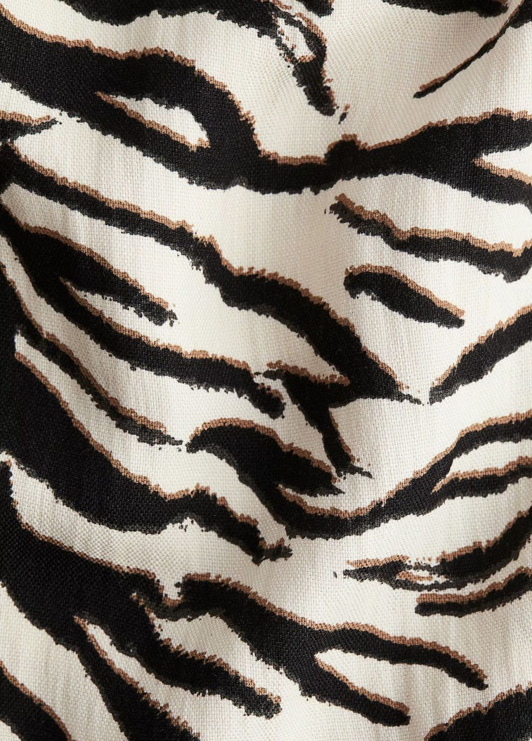 Молочна кежуал сукня H&M з тваринним принтом