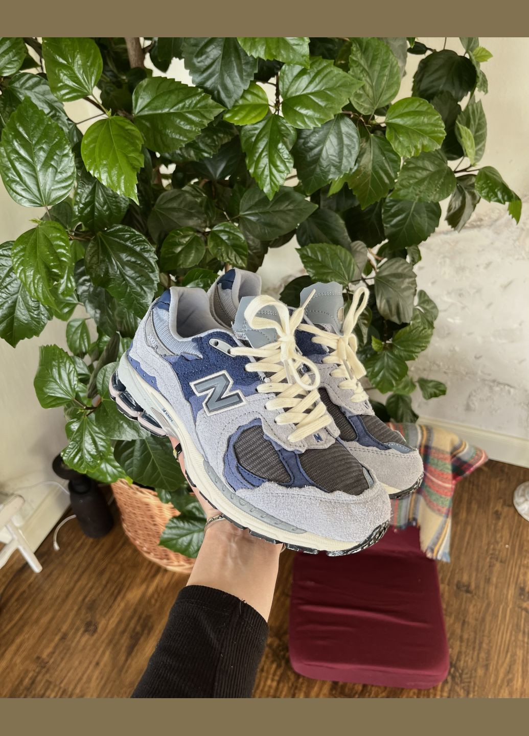 Кросівки жіночі і чоловічі New Balance 2002R gray blue | Нью Беланс 2002R сірі сині No Brand сірі демісезони (316504480)