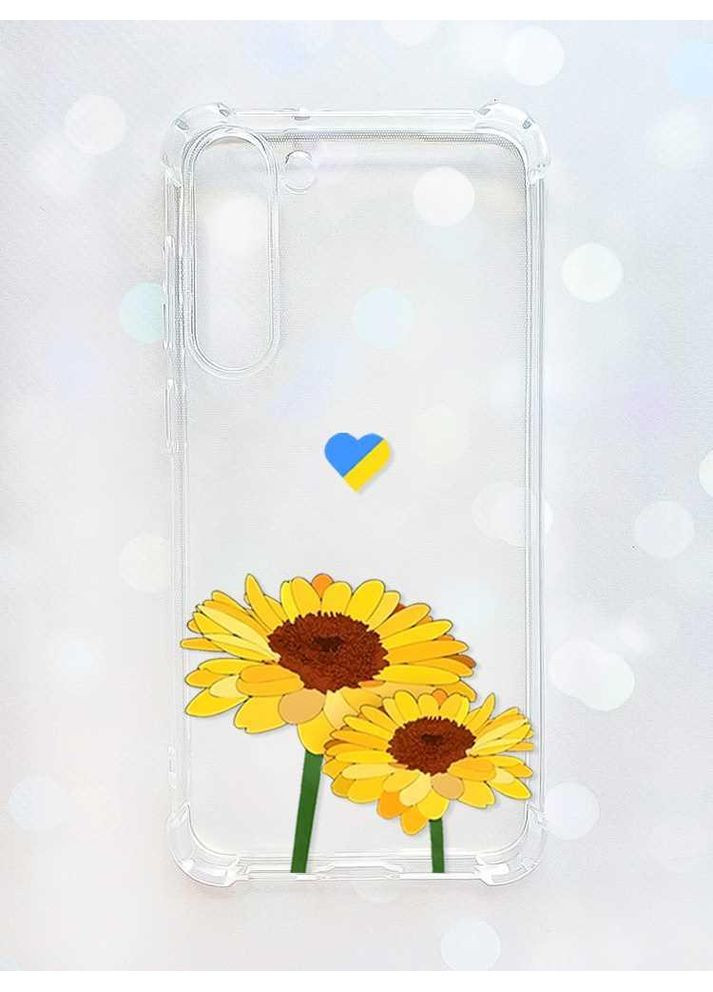 Чехол с утолщёнными углами на Samsung Galaxy S23 Plus:: Желтые цветы (принт 364) CASE CONTROL (360703885)