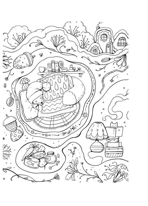 Книга Раскраскаантистресс для взрослых Новогодние раскраски Миллион рождественских пушистиков раскраски Жорж (315035393)