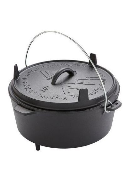 Котел туристический Askja Pot 33 cm / 10 L Black (266018) (DAS303245) Groenberg Askja Pot 33 cm / 10 L Black (266018) (370019606)
