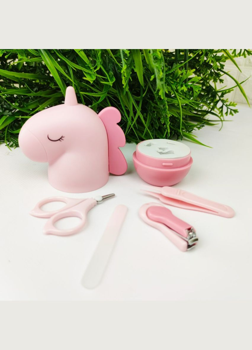 Манікюрний набір "Єдиноріг" Рожевий SW-00000225 No Brand (328579045)