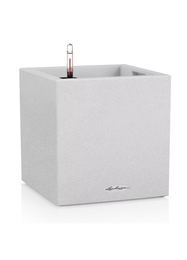 Умный вазон Canto Stone 30 low 12 л кварцевый белый 13707 Lechuza (316627722)