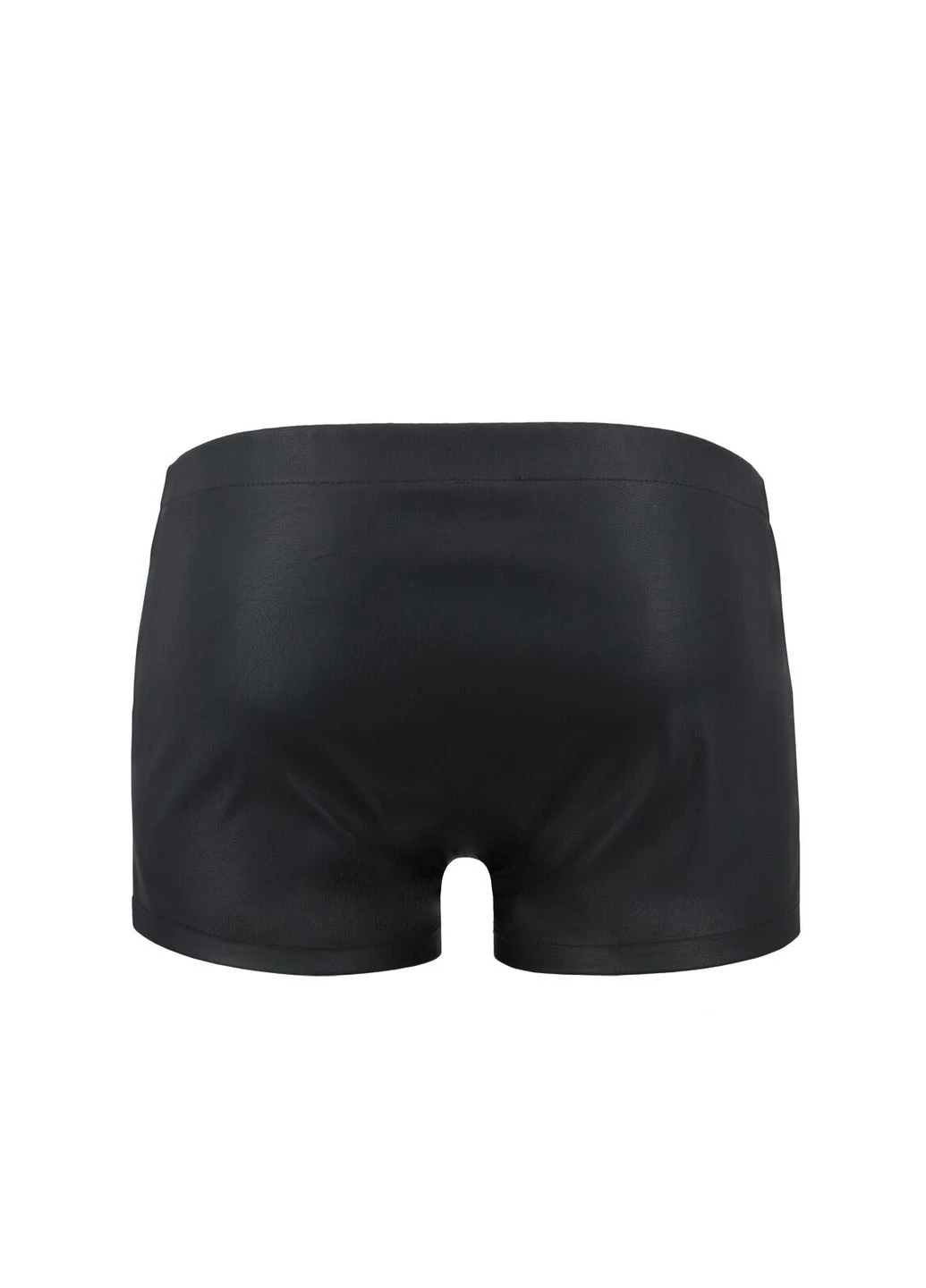 Мужские кожаные боксеры с заклепками Short David XXL/XXXL, черные Passion (297587906)