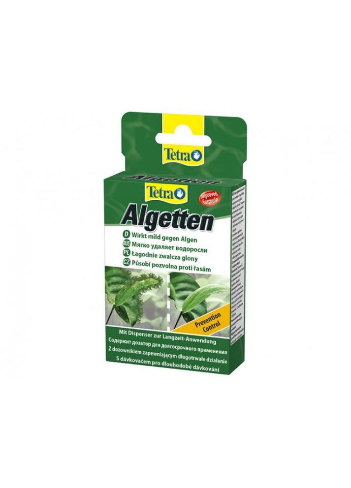 Средство против водорослей с контролем обработок Aqua Algetten 12 таблеток на 240 л (4004218140349) Tetra (279562002)