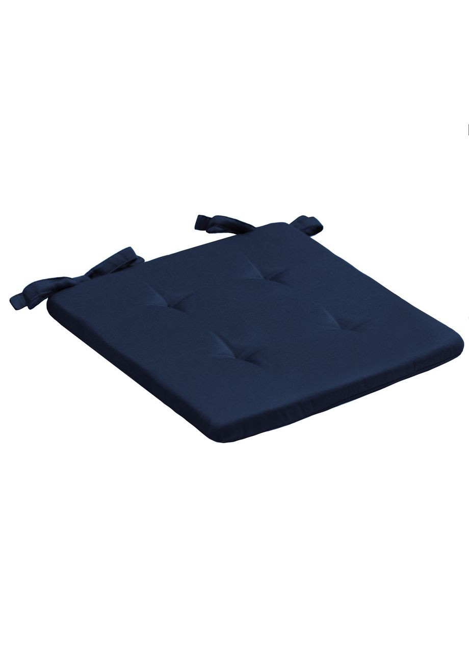 Подушка на стул и кресло см темно-синий No Brand (325258632)