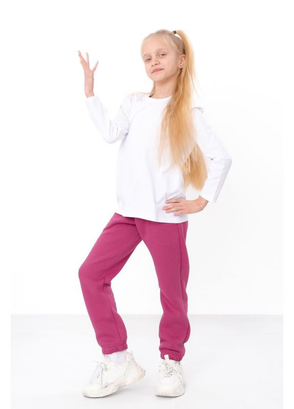 Розовые повседневный зимние брюки Носи своє