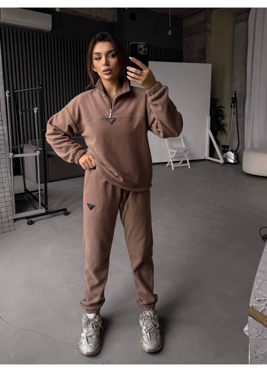 Теплый женский костюм из флиса No Brand (366238468)