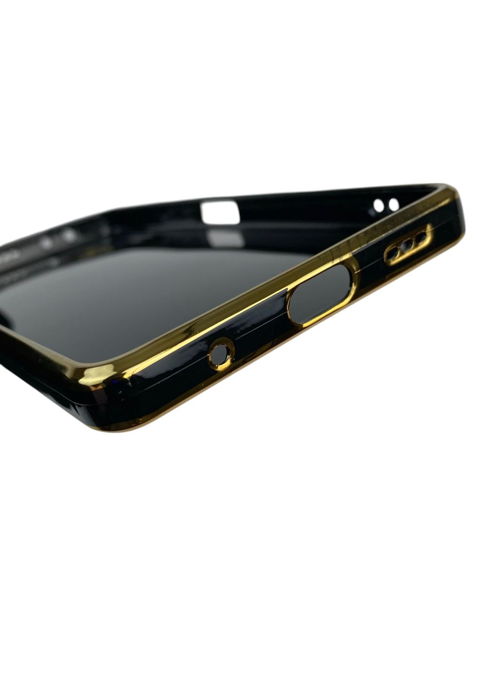 Чехол для Redmi Note 10 Pro 4G с кольцом MagSafe с золотой окантовкой на редми нот 10 про черный gs1 Xiaomi (366231346)