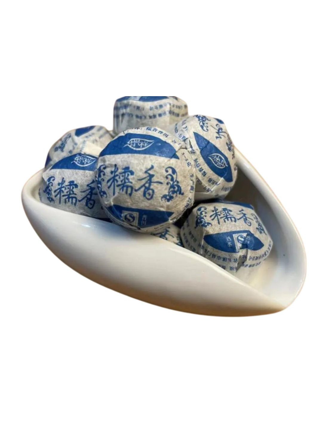 Чёрный чай Шу Пуэр мини То Ча с клейким рисом Чаеман, прессованный, Набор 10 шт по 4 г No Brand (336386311)