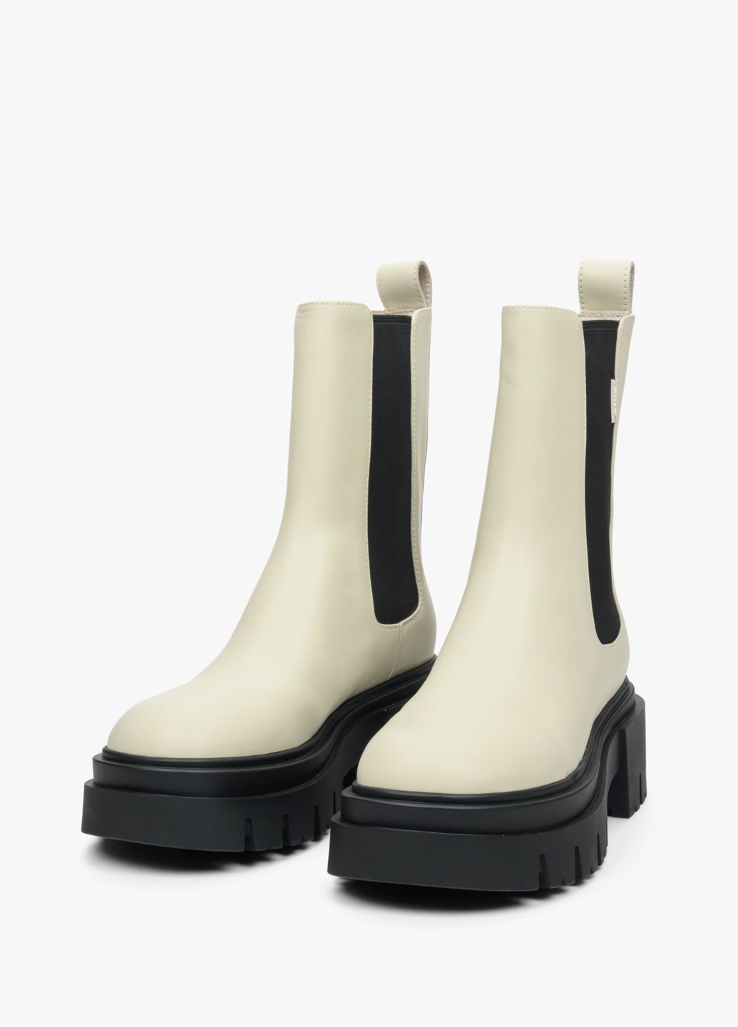 Осенние челси, цвет молочный Estro