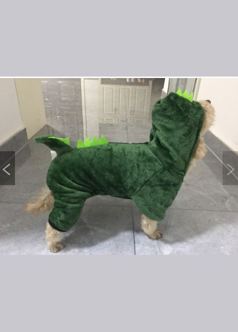 Костюм комбінезон для котів Pet Style "Діно" Зелений 2XL No Brand - (323234760)