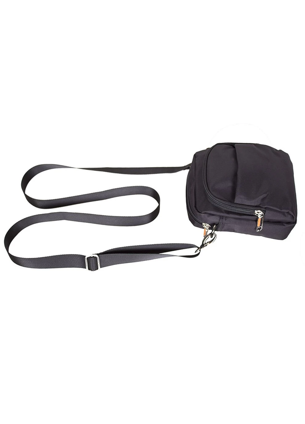 Чоловіча текстильна сумка 7337-1BLACK чорна Dovhani (370848558)
