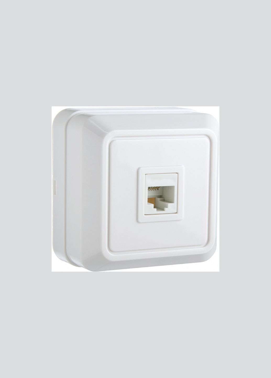 Розетка телефонная RJ12 [РЗtf-1-Ct-W] Ct АСКО (344545522)