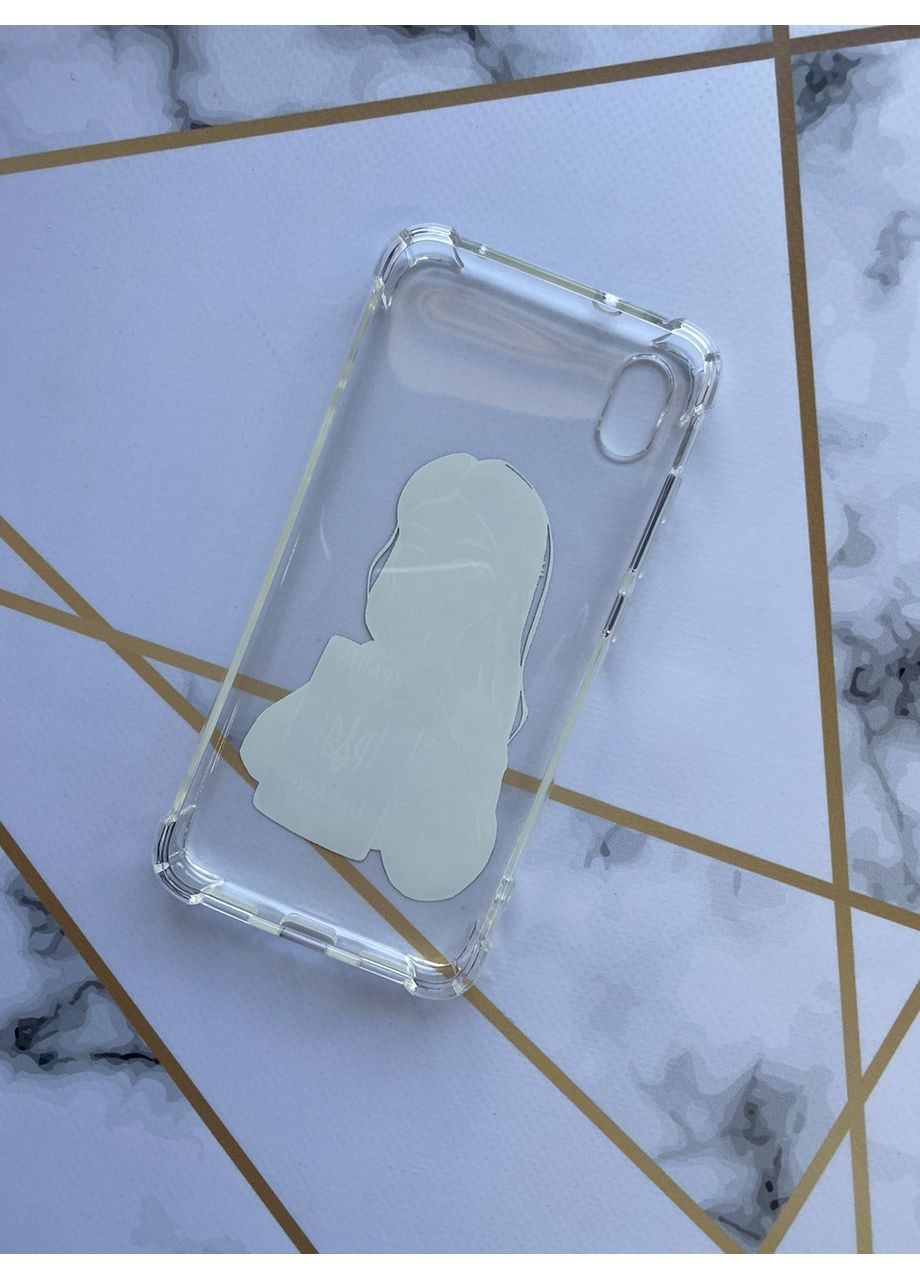 Чехол с утолщенными углами для Xiaomi Redmi 7A с патриотическим дизайном "Девушка с паспортом" принт 12 Creative (359484540)