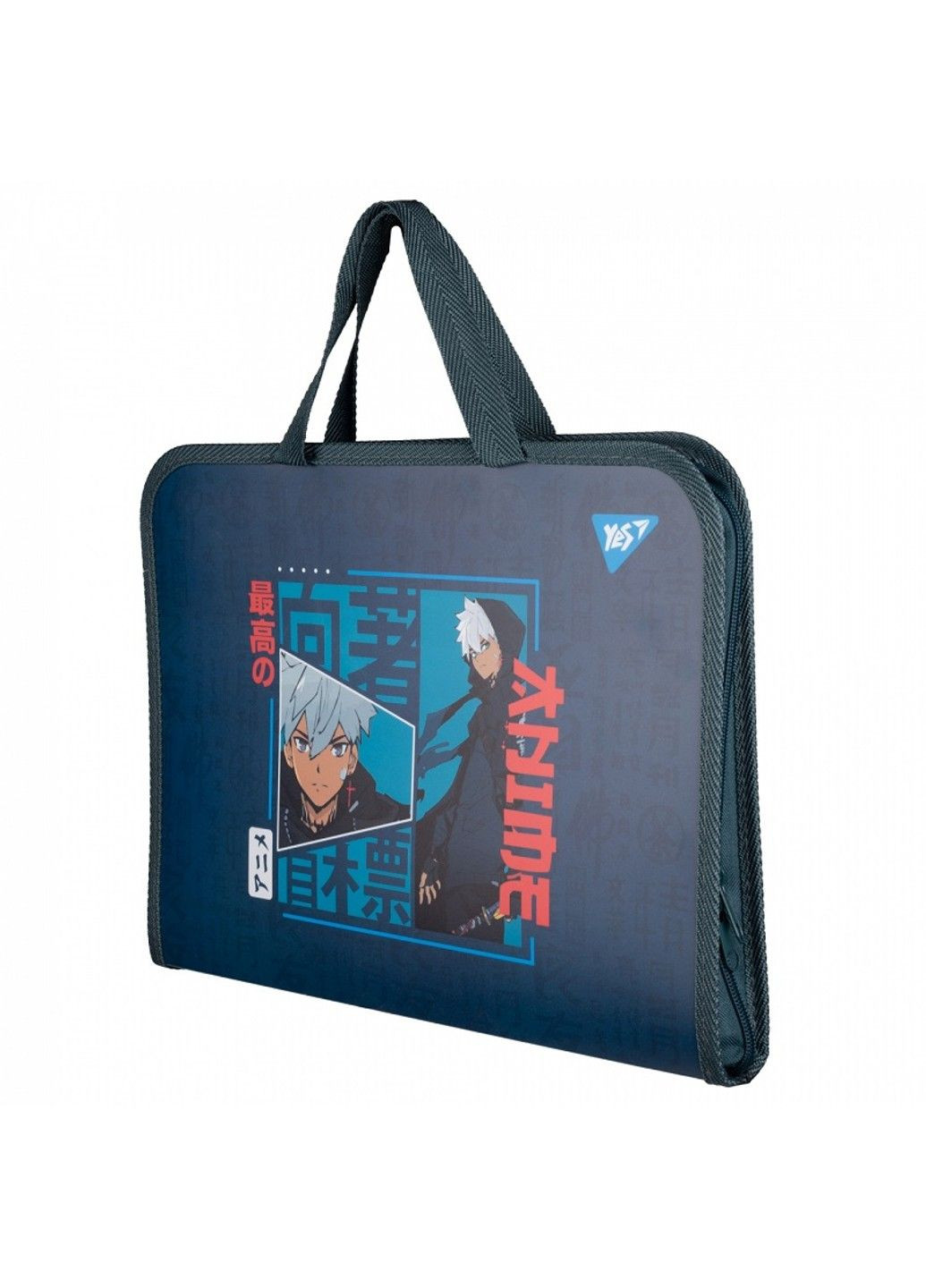 Папка-портфель на молнії В4 з тканевими ручками Anime 492247 Yes (294337011)