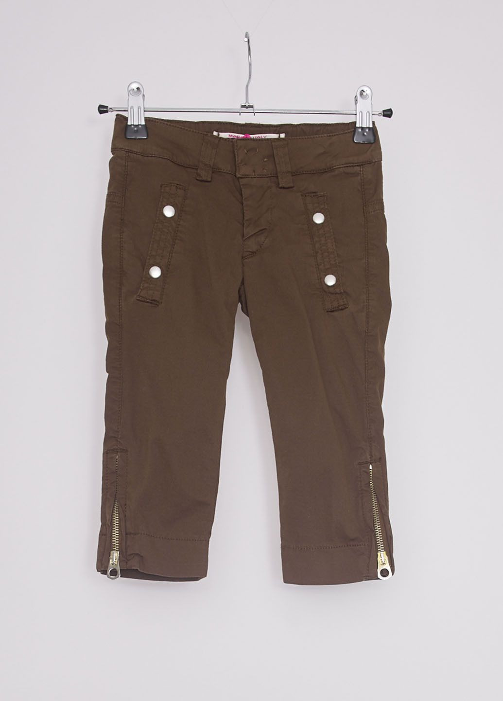 Темно-коричневые повседневный демисезонные брюки Nolita