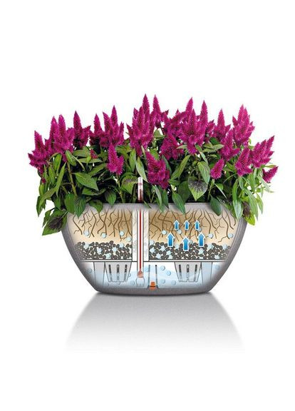 Розумний вазон Cubeto Color 30 4,5 л сірий 13830 Lechuza (316612589)