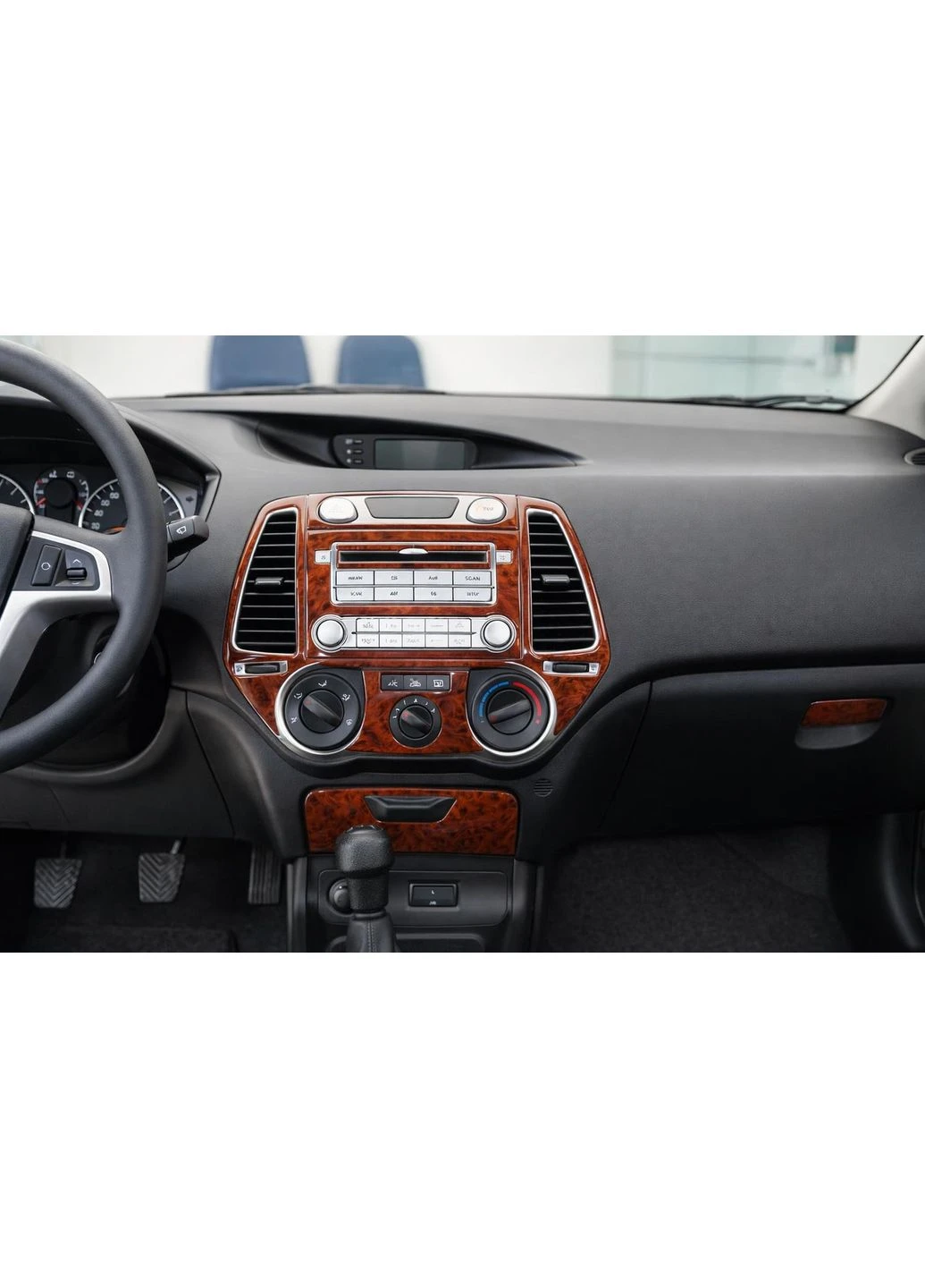 Накладки на панель Титан для Hyundai I-20 2008-2012 гг Meric (390727716)