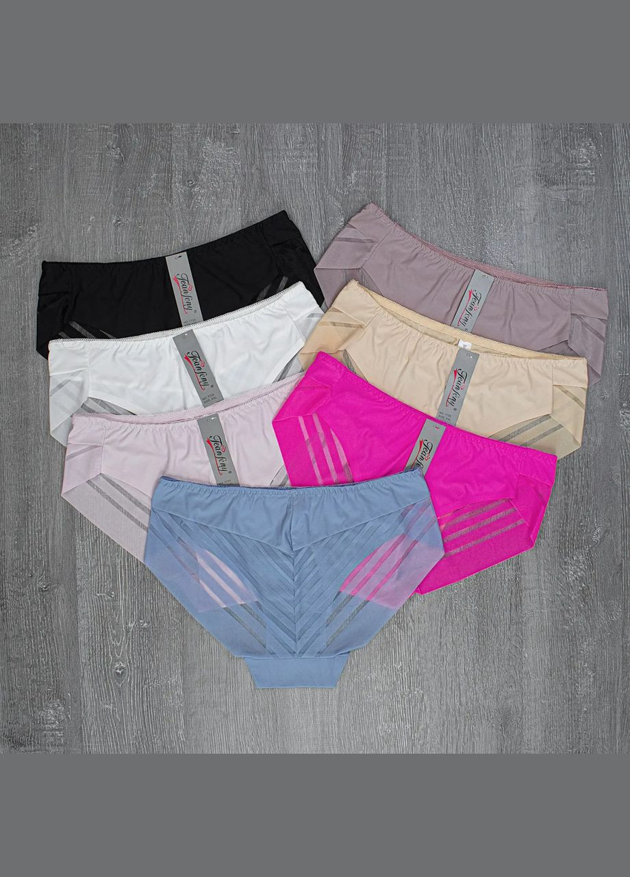 Набір жіночих трусиків з сіткою 5 шт Lavolle Сліп (315786988)