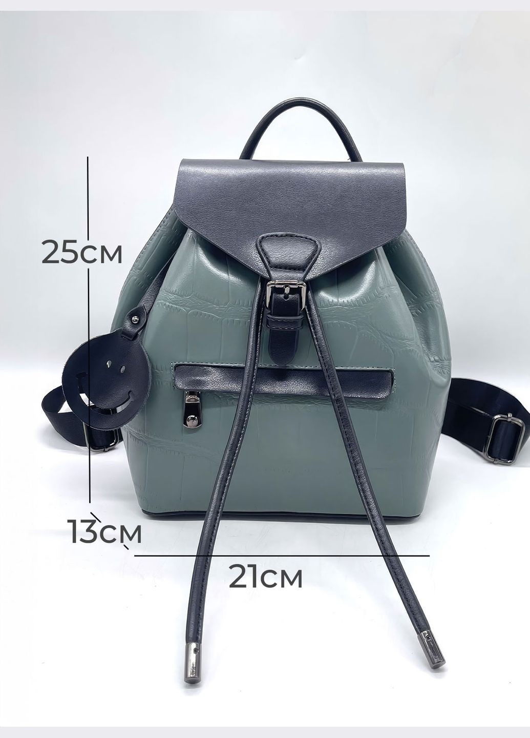 Рюкзак жіночий шкіряний, Класичний міський рюкзак з натуральної шкіри, Жіночий рюкзак 9420 Зелений 72134 OnePro (293154158)