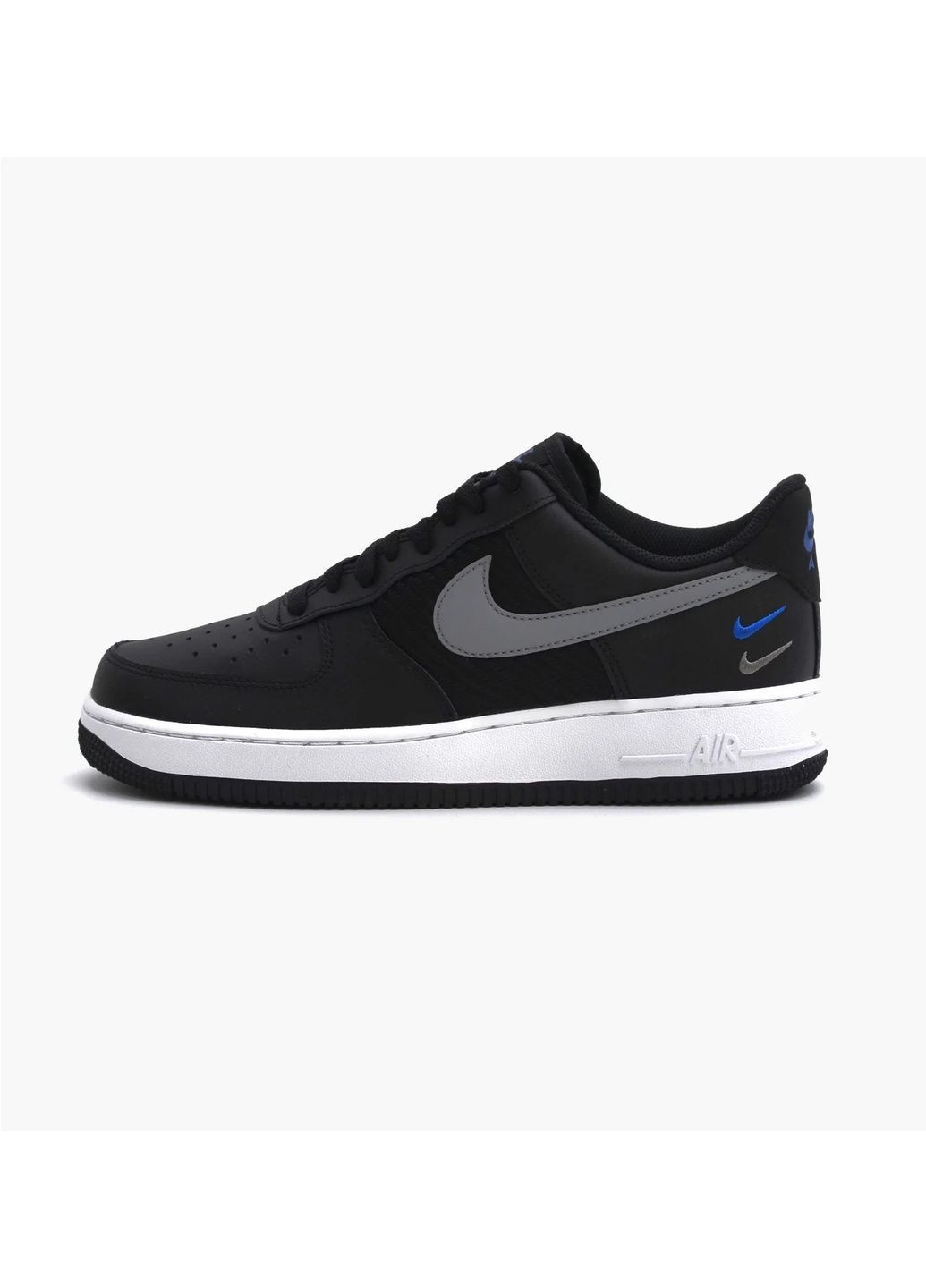 Черные кроссовки мужские air force 1 low se mini swoosh casual shoes black fd0666-001 Nike