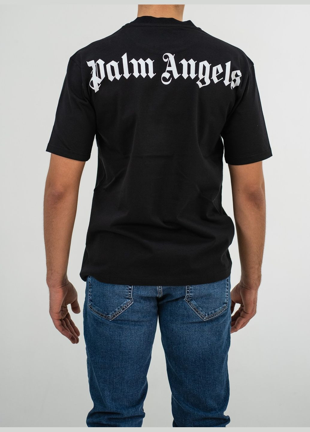 Черная футболка мужская Palm Angels