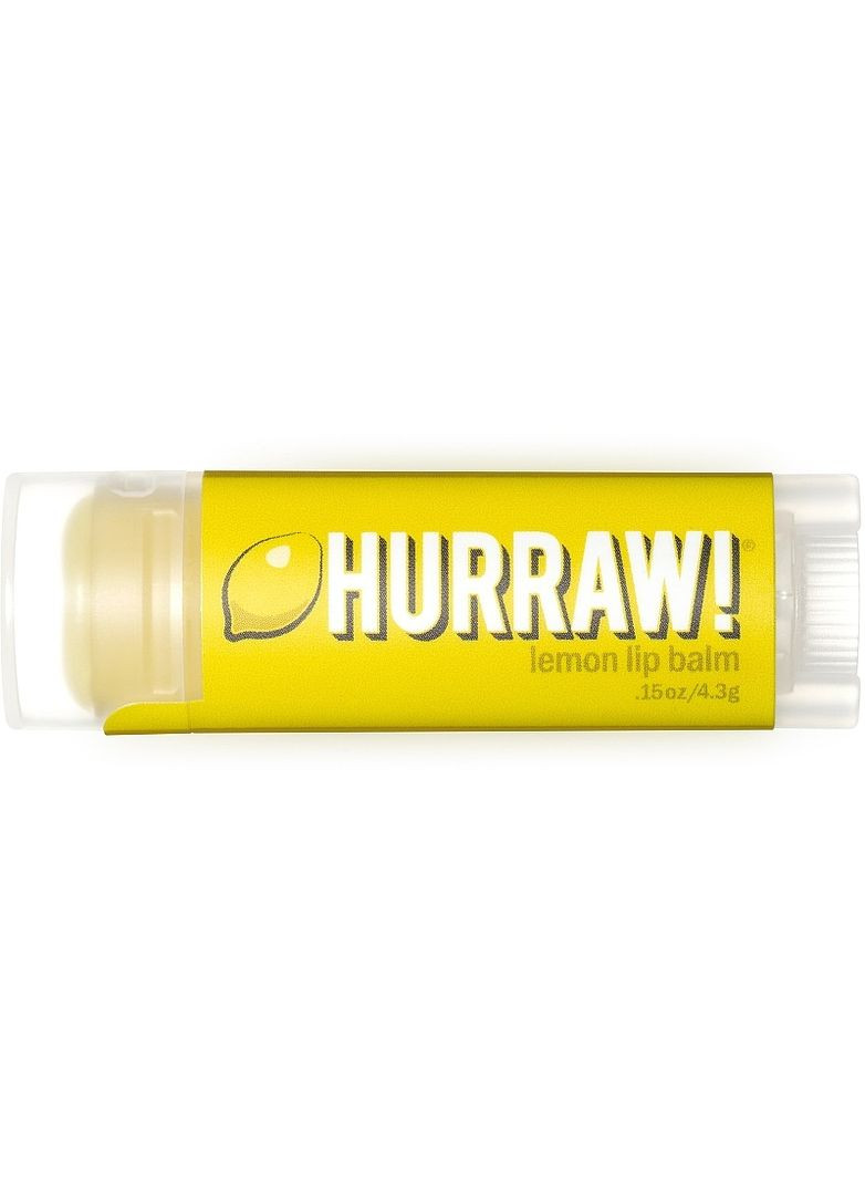 Бальзам для губ - Hurraw Lemon Lip Balm 4.8g (2-641104) Hurraw! (369789287)