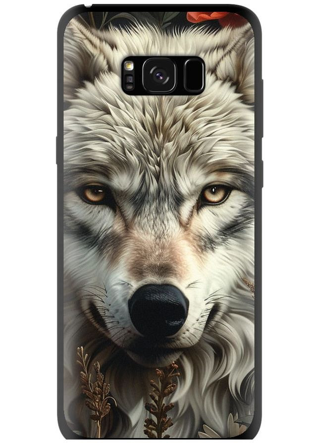 TPU черный чехол 'Волчий взгляд' для Endorphone Samsung Galaxy S8 Plus (286770039)