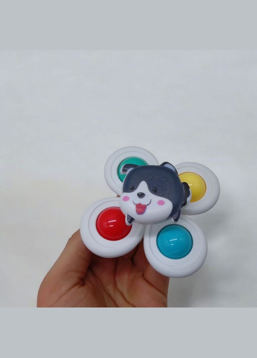 Погремушка-спиннер "Животные", 3 игрушки MIC (334342195)