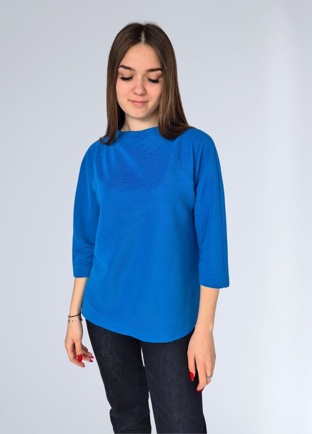 Кофточка жіноча демісезонна в однотонний рубчик Premium Canda (361145542)