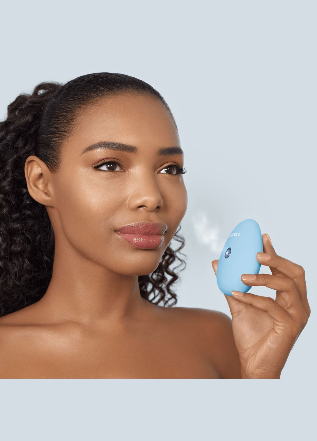 Електронний освіжувач для зволоження обличчя Facial Hydration Refresher 4в1 aquamarine GESKE (341526151)