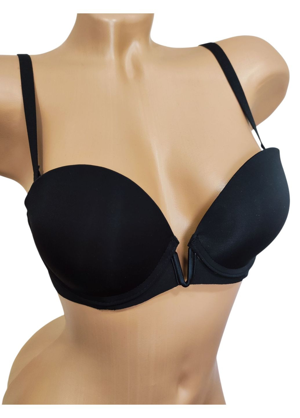 Чорний планж бюстгальтер CHLX з кісточками