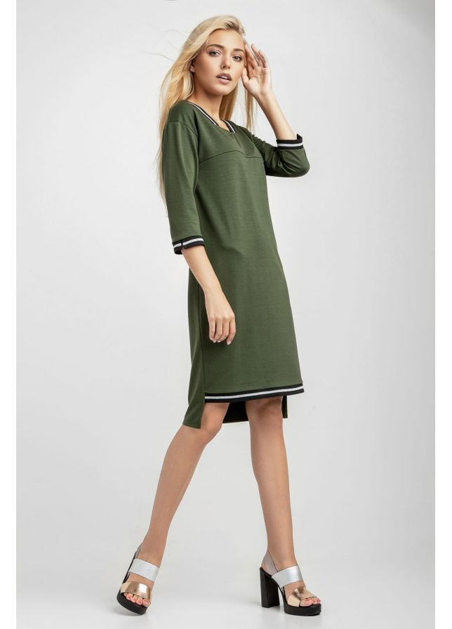 Оливкова (хакі) жіноча сукня Bellise