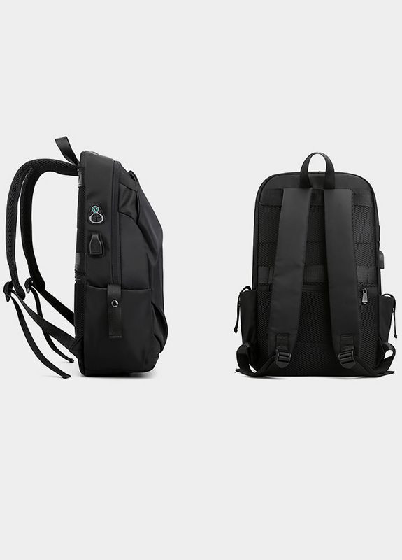 Рюкзак міський SK-6012 Black для ноутбука 15" водонепроникний 20-35 л 10 шт. Lesko (352013242)