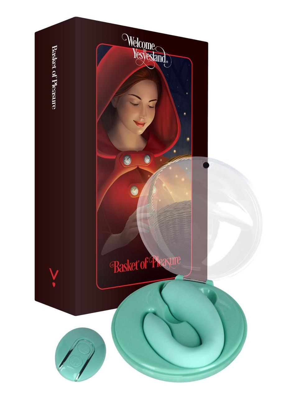 Вібратор для пар FairyGasm PleasureBerry green, зарядний кейс, пульт ДК No Brand (366879844)