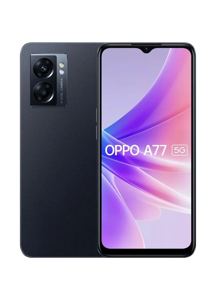 Смартфон A77 5G 6/128GB Midnight Black [86554] Oppo (400988992)