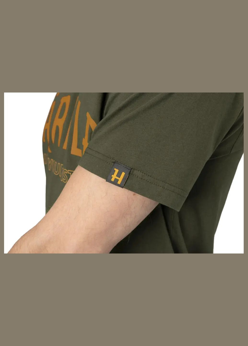 Зелена футболка harkila odi s/s зелений No Brand