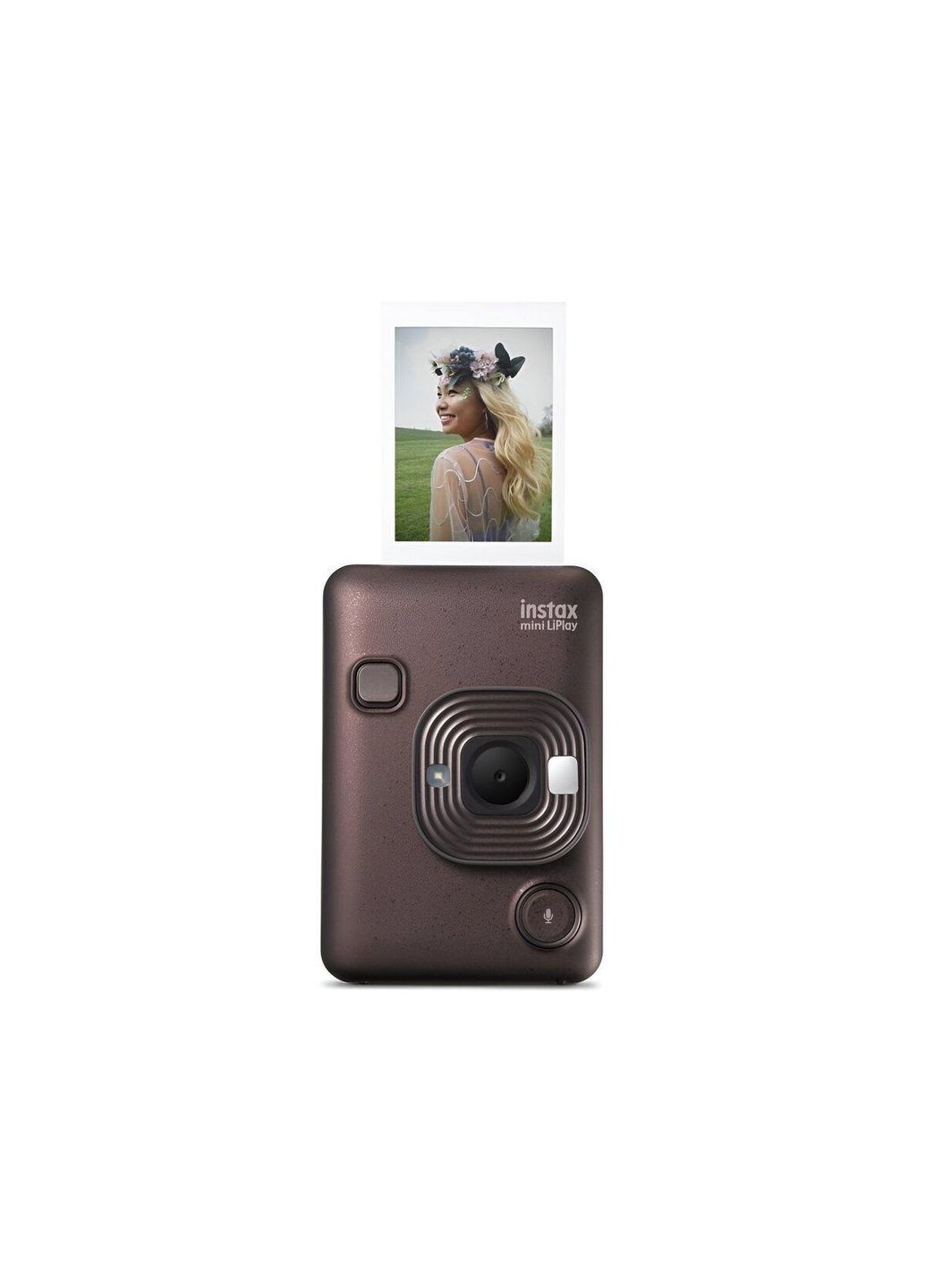 Набір камера миттєвого друку Instax Mini LiPlay Brown + чохол + фотоальбом 108 + фотоплівка 10 шт. Fujifilm (365721903)