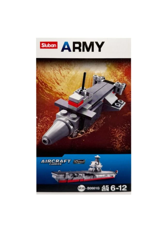 Детский конструктор "Aircraft carrier" M38 B0661 7, 45 деталей Bambi (364130550)