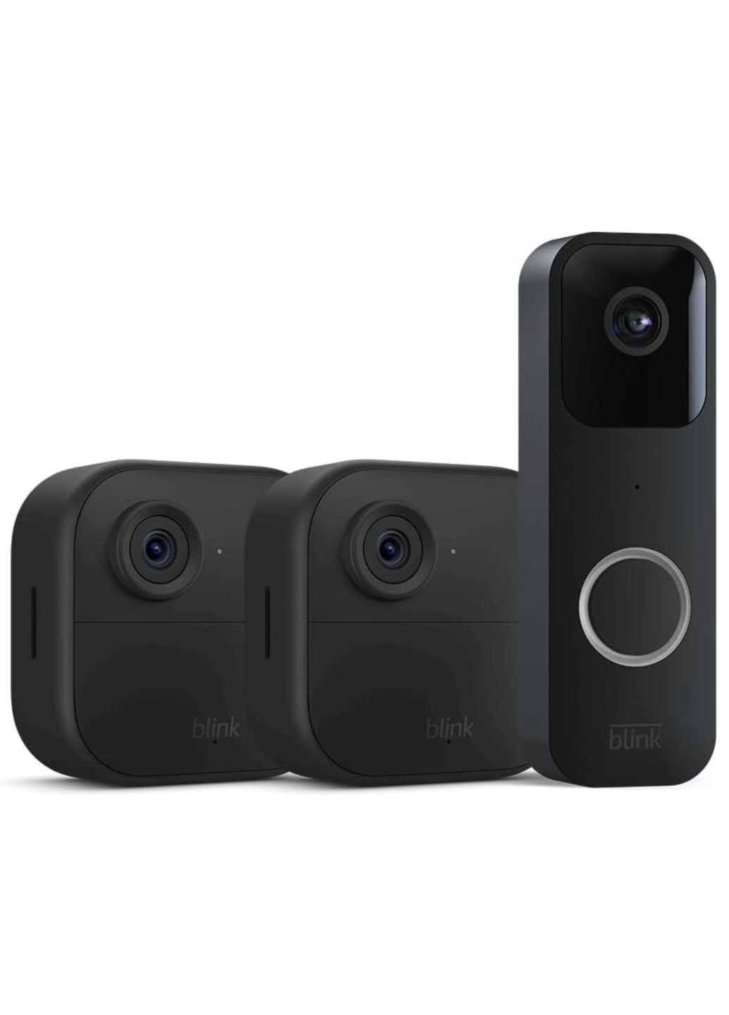 Панель вызова Video Doorbell + Sync Module + 2 камеры Outdoor 4 (4th Gen) HD-видео, уведомление о движении и звонке, Blink (300077365)