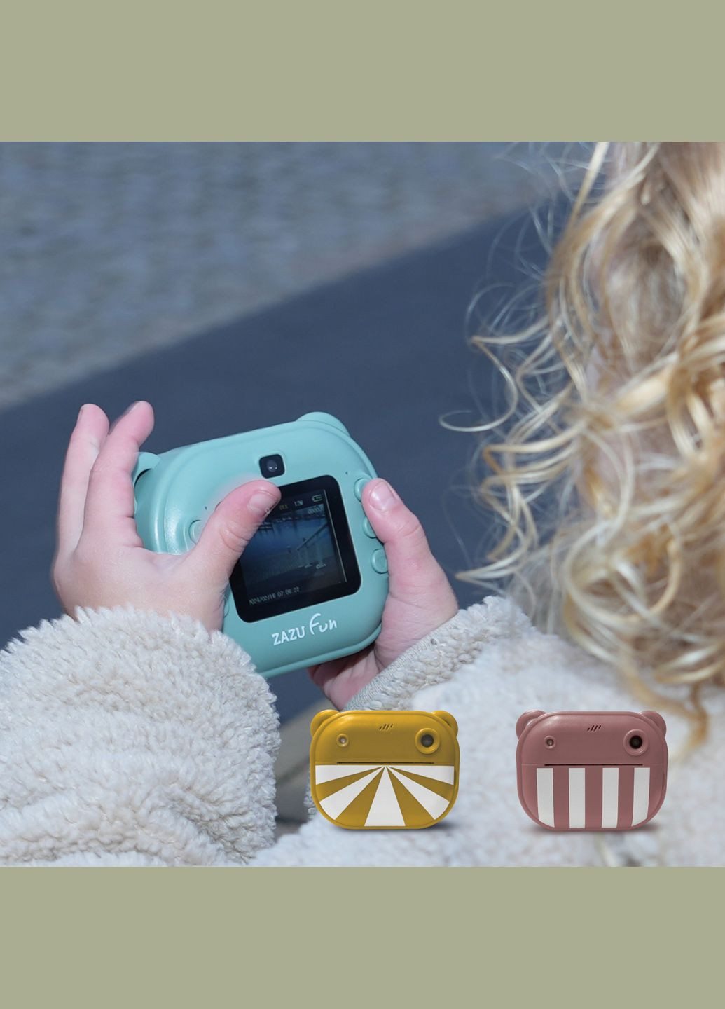 Детская цифровая камера с мгновенной печатью, розовый () Zazu ZA-INSTANTCAMERA-03 (331860954)