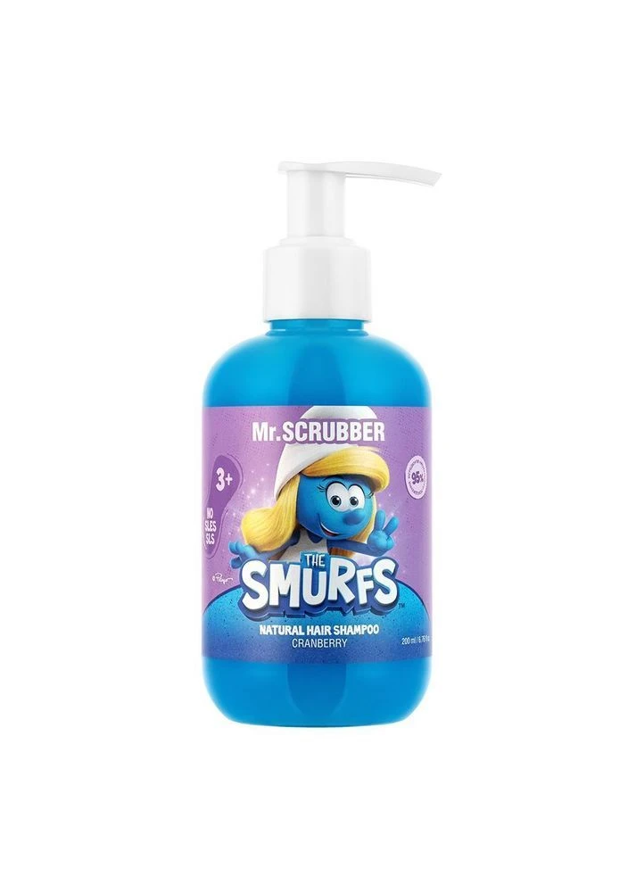 Натуральный детский шампунь для волос The Smurfs с ароматом клюквы Mr.SCRUBBER Mr. Scrubber (375826417)