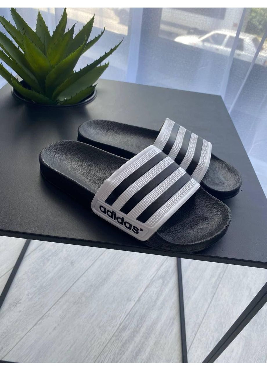 КРОССОВКИ ЖЕНСКИЕ ADIDAS BLACK WHITE 4 АДИДАС No Brand чёрные демисезоны (368885338)